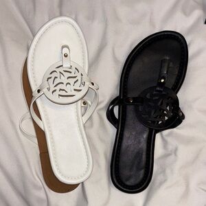 SHEIN Black and White Women's Sandals